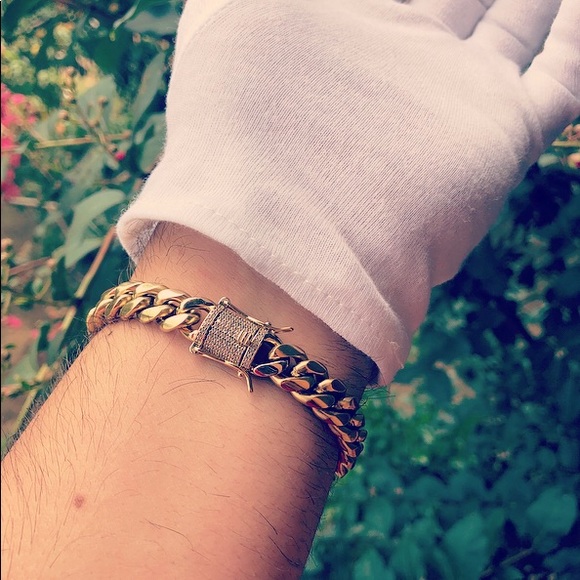 💎 14K Gold Miami Cuban Link Bracelet 💎 - Picture 6 of 6